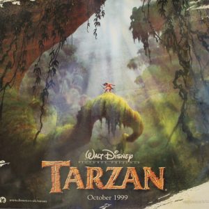 Tarzan original vintage 30x40 inch 1999 movie poster