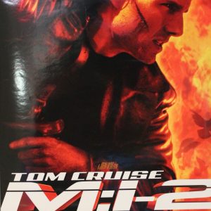Mission Impossible 2 original vintage 27x30 inch 2000 movie poster