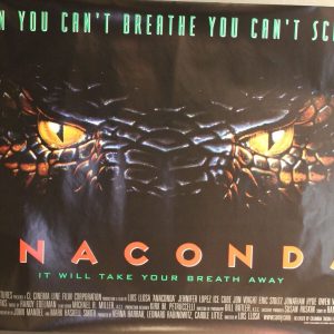 Anaconda 1997 vintage original movie poster 30x40 inches